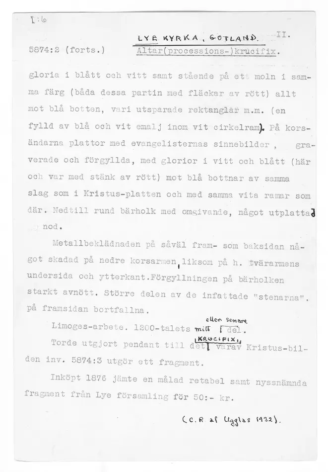 Bild på Processionskrucifix, Krucifix