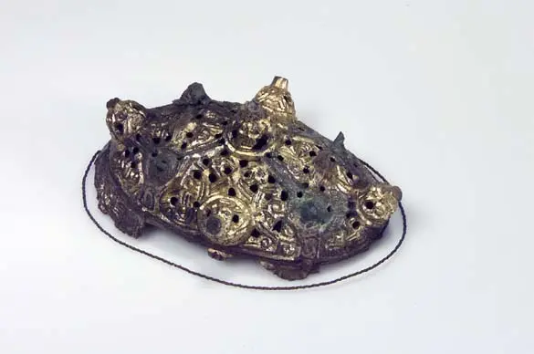 Oval spännbuckla P51