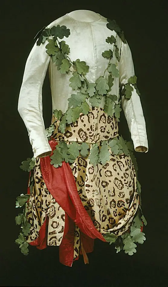 "En Wildes Klädning", hertig Karls dräkt från Dianas fest 1778.