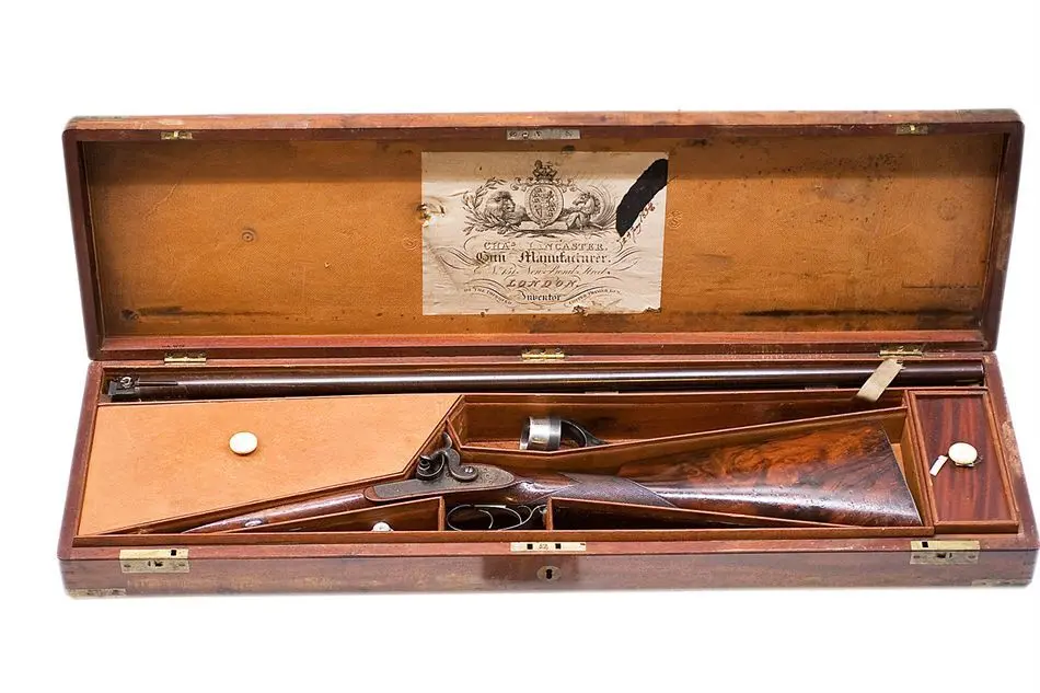 Bild på Etui till dubbelbössa nr 4140, Charles Lancaster, London, 1834 (?)