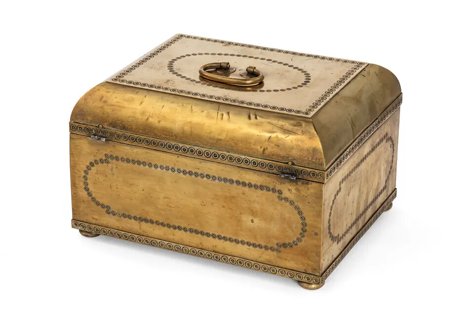 Flaskfoder, schatull, Stockholm ca 1700.