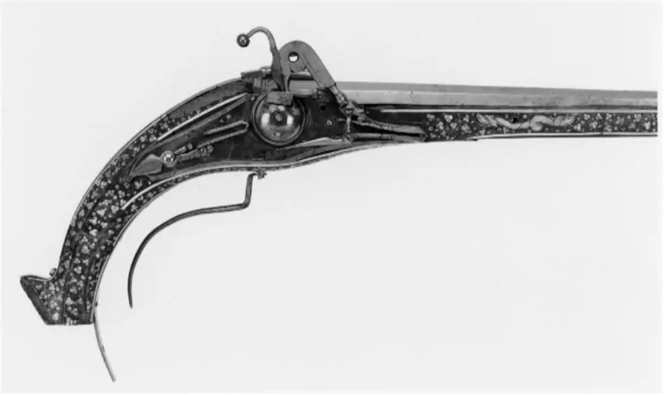 Hjullåspetrinal, Aachen, 1500-talets slut.