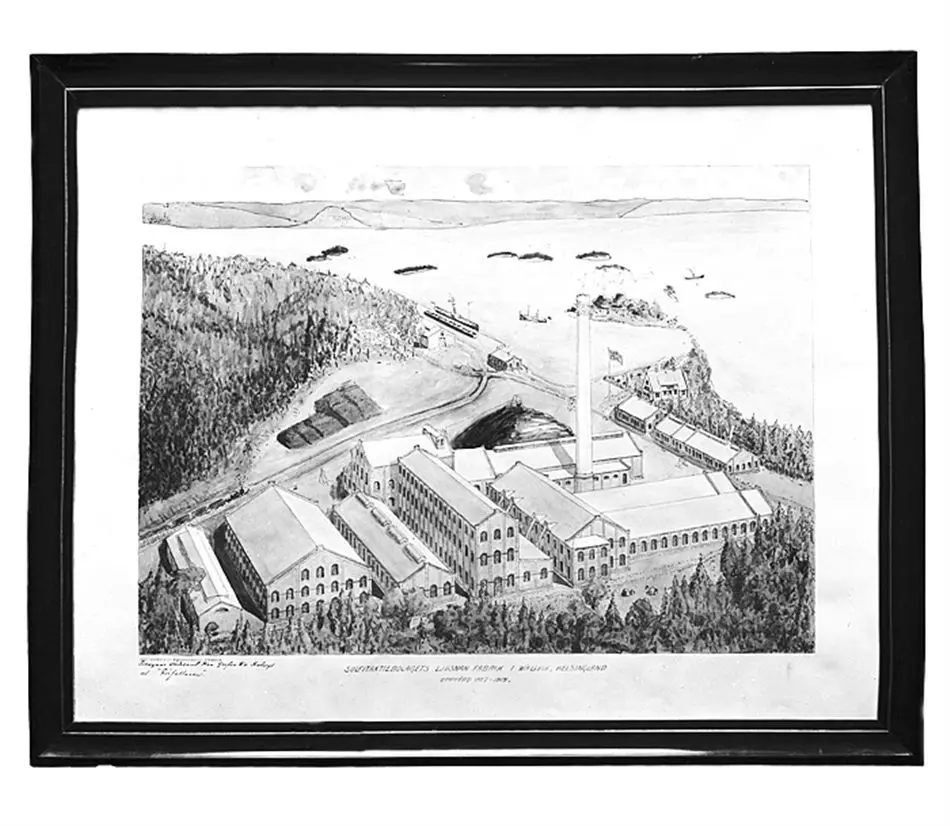 Sulfitaktiebolaget Ljusnans fabrik i Wallvik, Helsingland