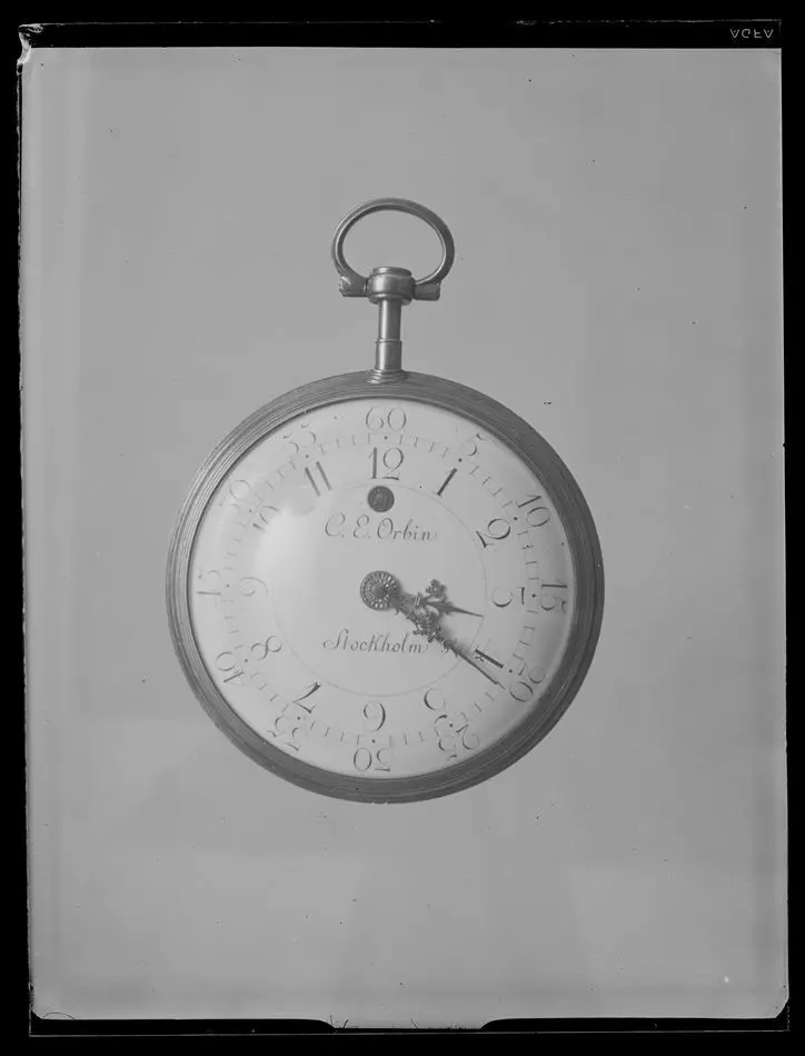 Fickur, signerat C. E. Orbin, Stockholm ca 1780.