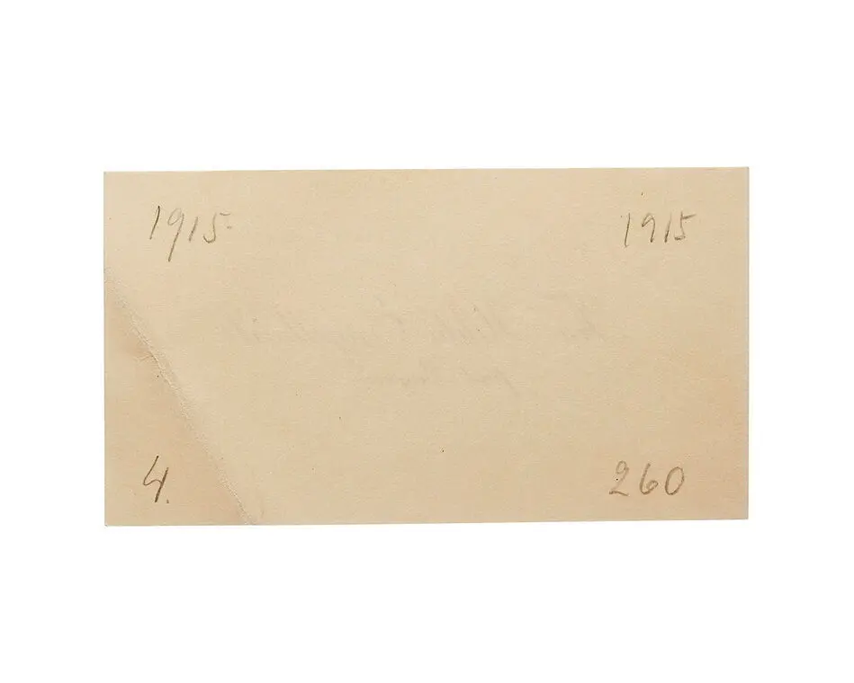 Visitkort från Fru Hilda Engelhart, f. Bergman.