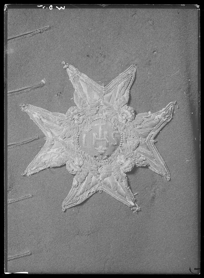 Serafimerordens kraschan som tillhört Fredrik I, 1748-1751.
