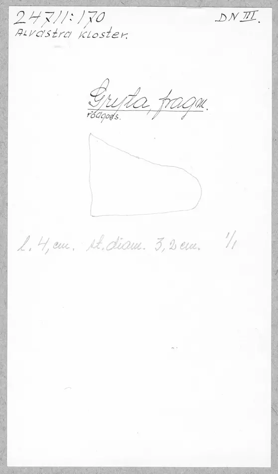 Bild på Gryta, Kärl, Fragment