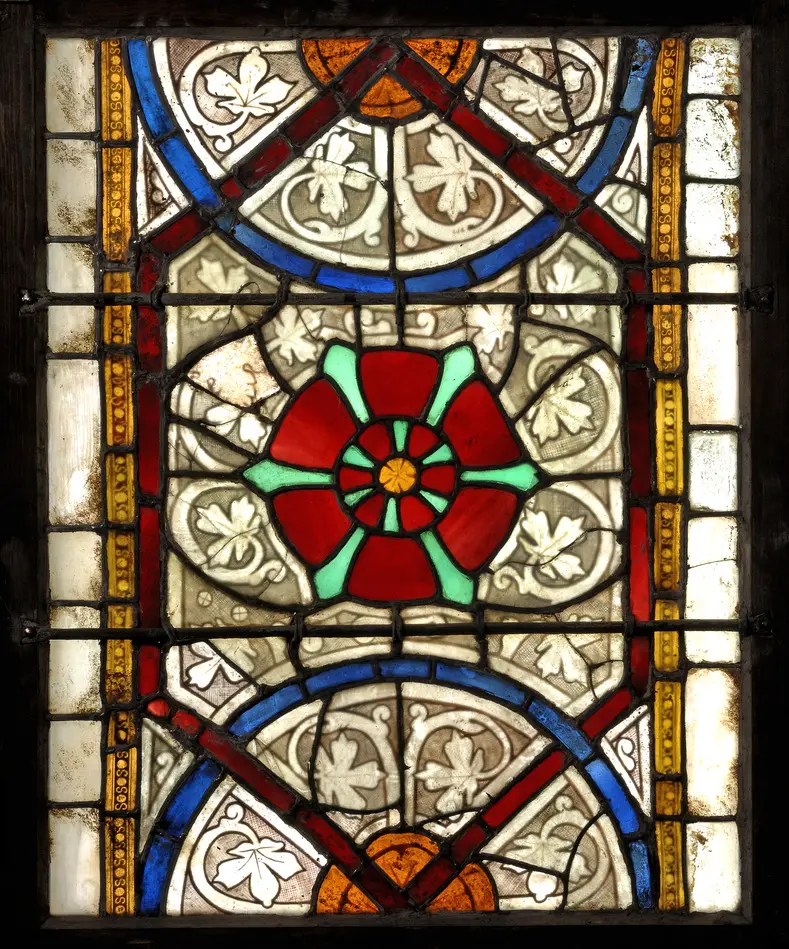 Glasmålning: Ornamentalt motiv