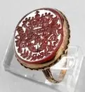 Signetring som tillhört drottning Kristina av Sverige (1644-1654)