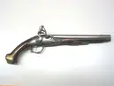 Flintlåspistol m: 1717 för Livskvadronen, Sverige (avkortad), tillverkad i Örebro.