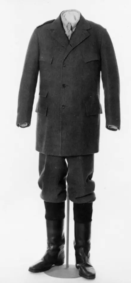 Slips till jaktkostym Sverige 1930-tal.