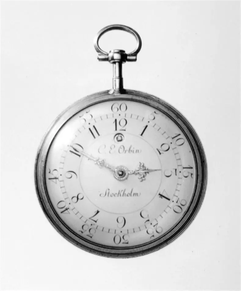 Fickur, signerat C. E. Orbin, Stockholm ca 1780.