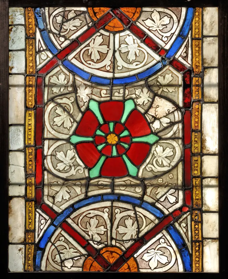 Bild på Glasmålning: Ornamentalt motiv