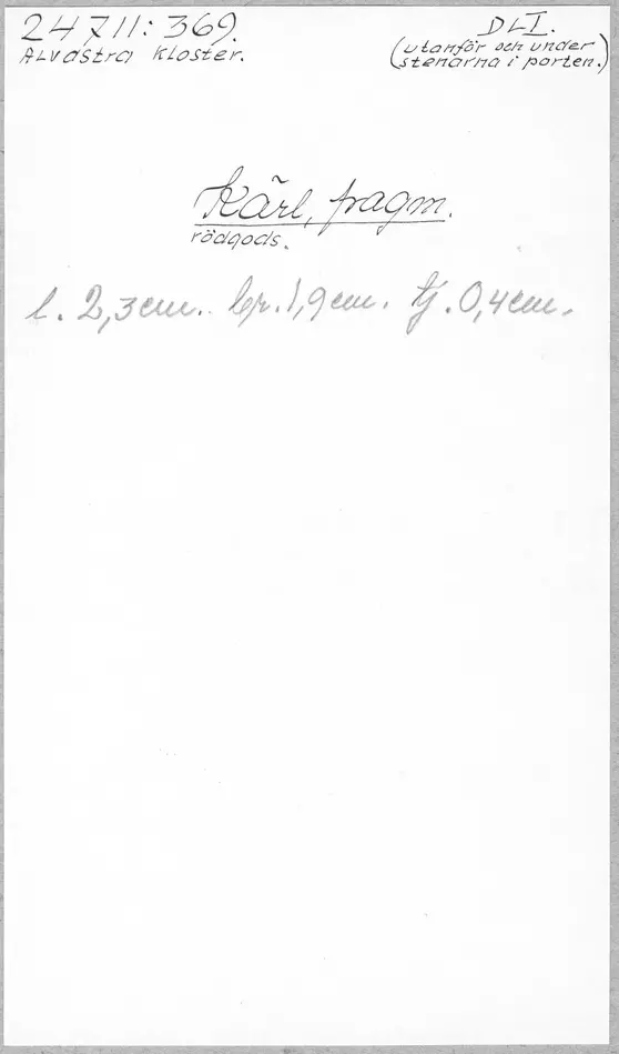 Bild på Kärl, Fragment
