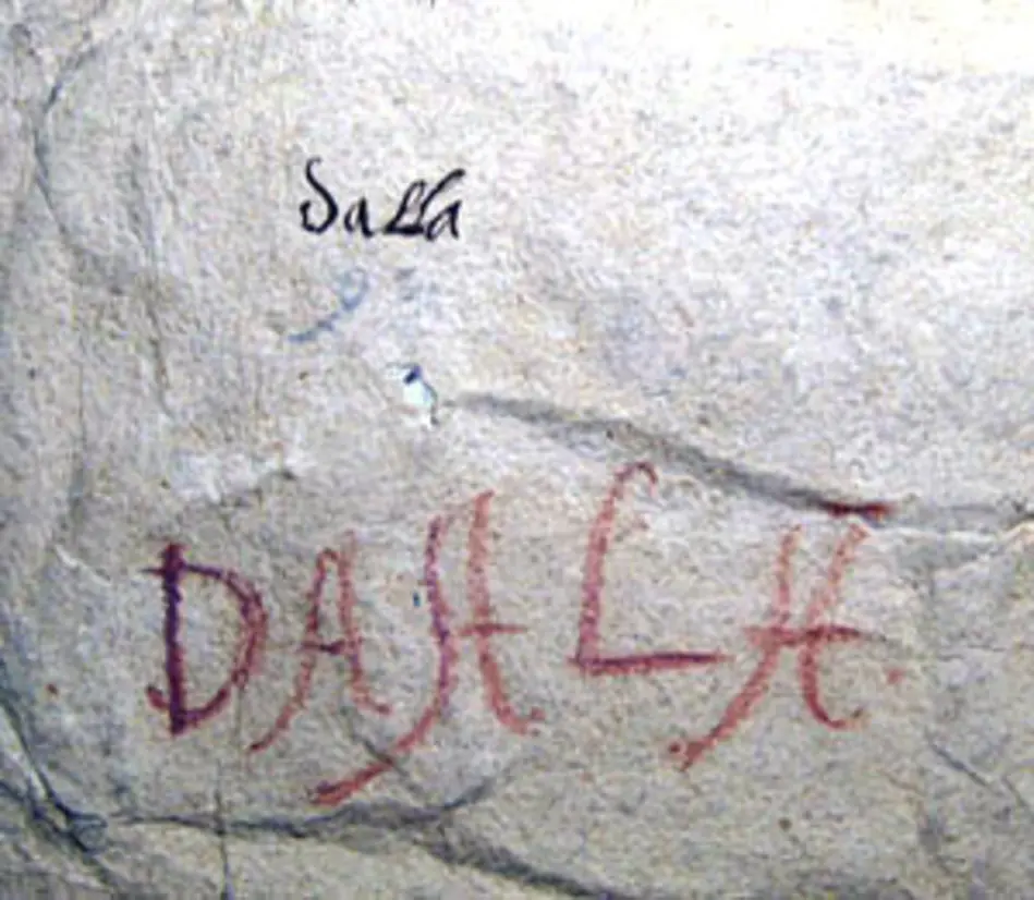 Dalslands vapen,  broderat för hästtäcke buret vid Karl X Gustavs begravning den 4 november 1660.