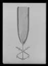 Flottans distinktionstecken, det s.k. Hoglandstecknet, lägre graden, Sverige 1789.