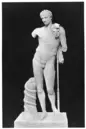 Fotografi. Skulptur, Hermes från Anrdros. Aten, Grekland.