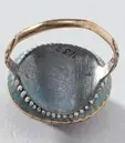 Signetring som tillhört drottning Kristina av Sverige (1644-1654)