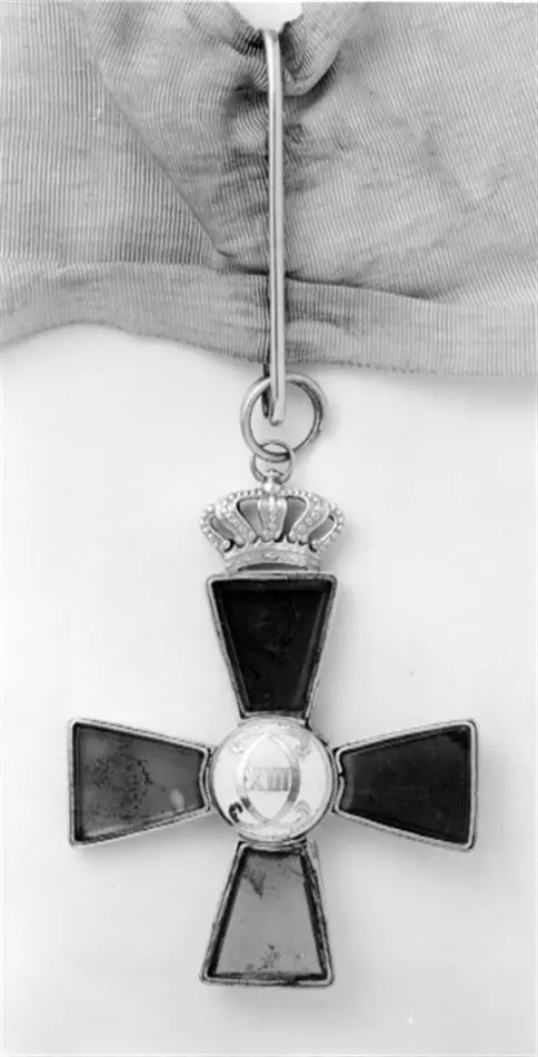 Ordensband för riddare av konung Carl XIII:s orden.