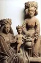 skulptur, Madonna med kvinnliga helgon