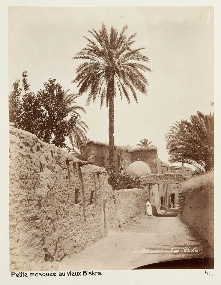 Bild på Fotografi. Petite mosquée au vieux Biskra.