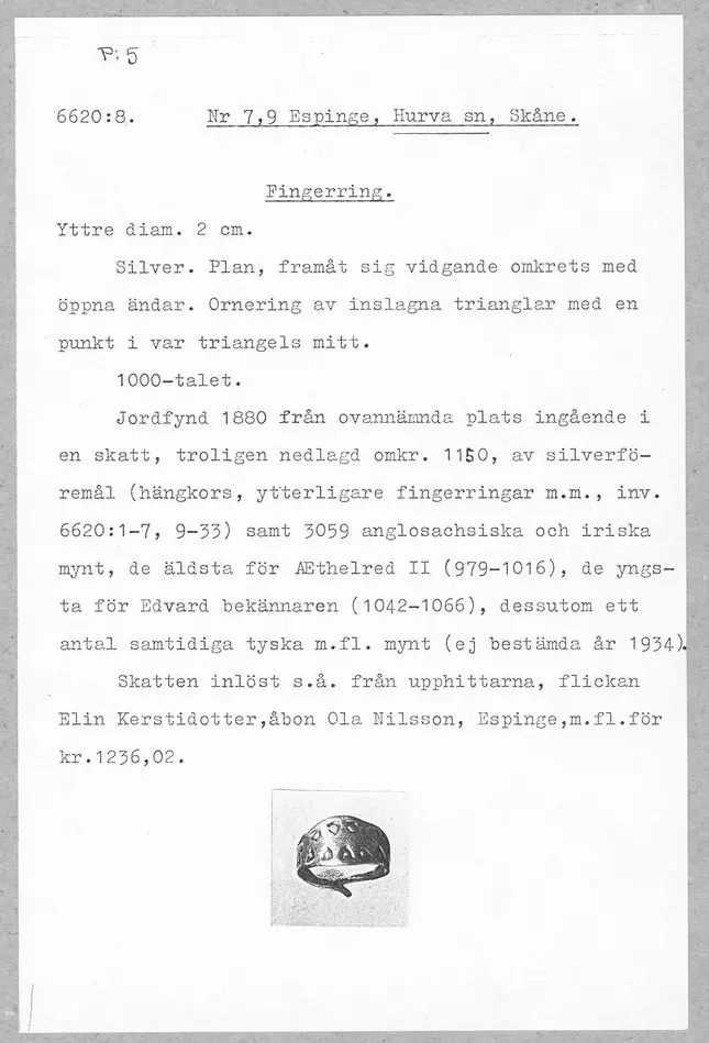 Bild på Fingerring