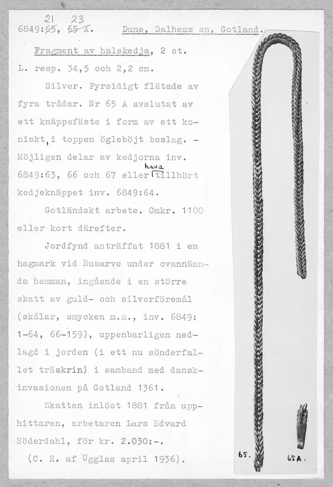 Bild på Halskedja, Kedja, Fäste
