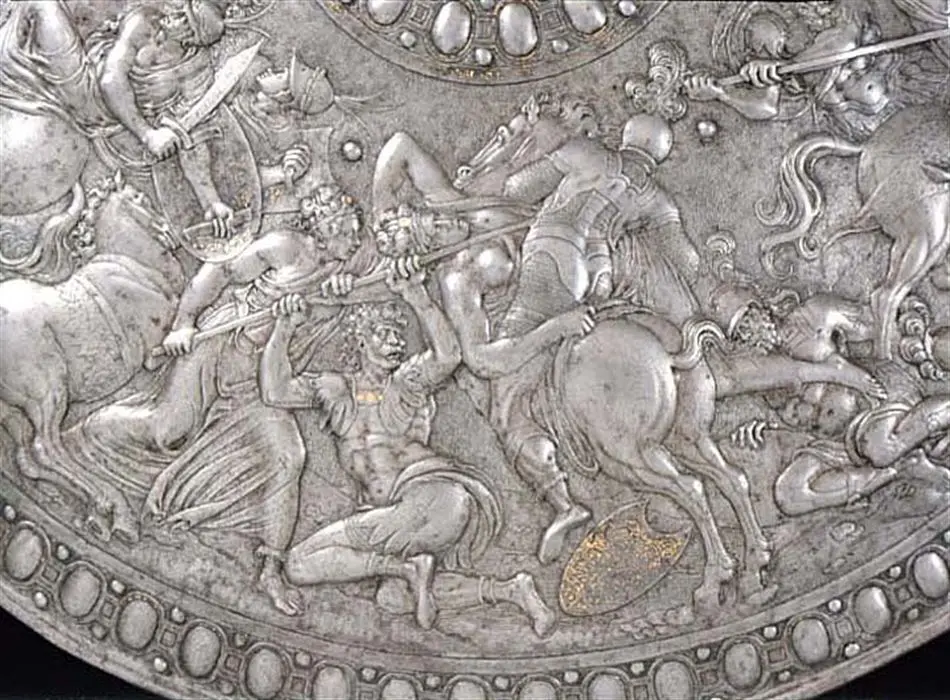 Sköld till Erik XIV:s paradrustning.