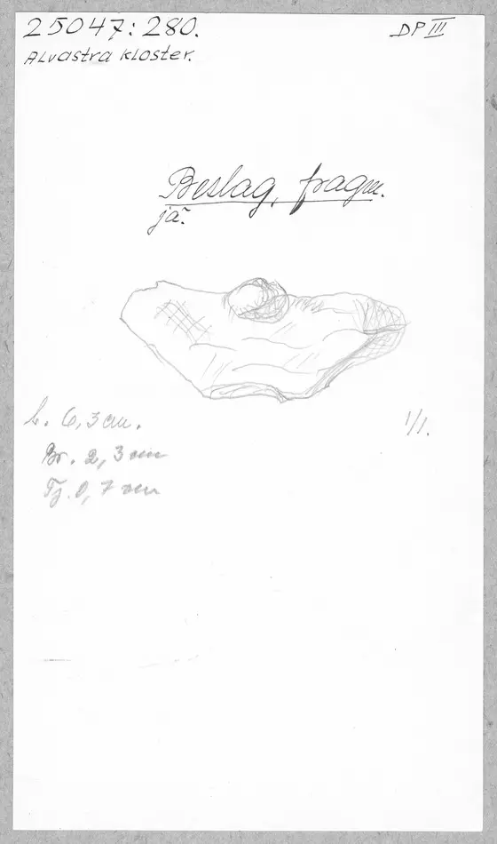 Bild på Beslag, Fragment