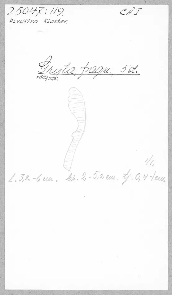 Bild på Gryta, Kärl, Fragment