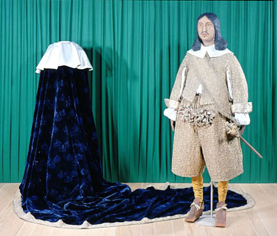 Drottning Kristinas kröningsmantel.