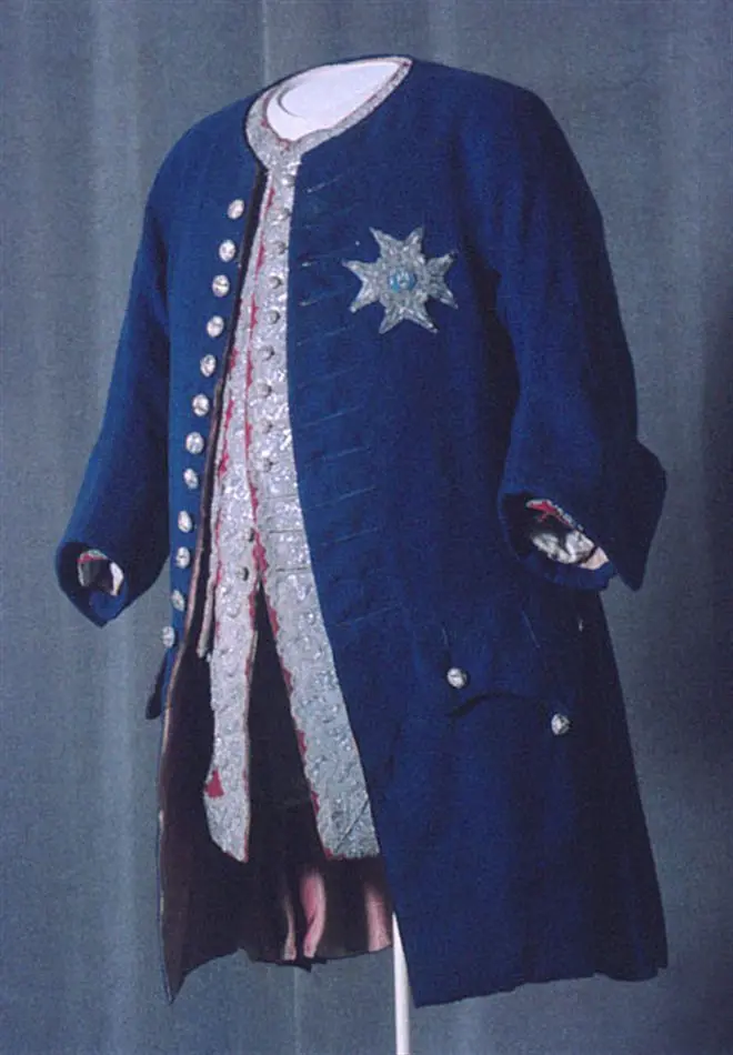 Serafimerordens kraschan som tillhört Fredrik I, 1748-1751.