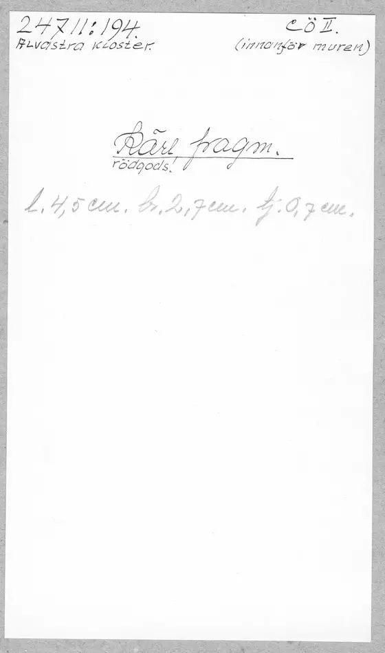 Bild på Kärl, Fragment