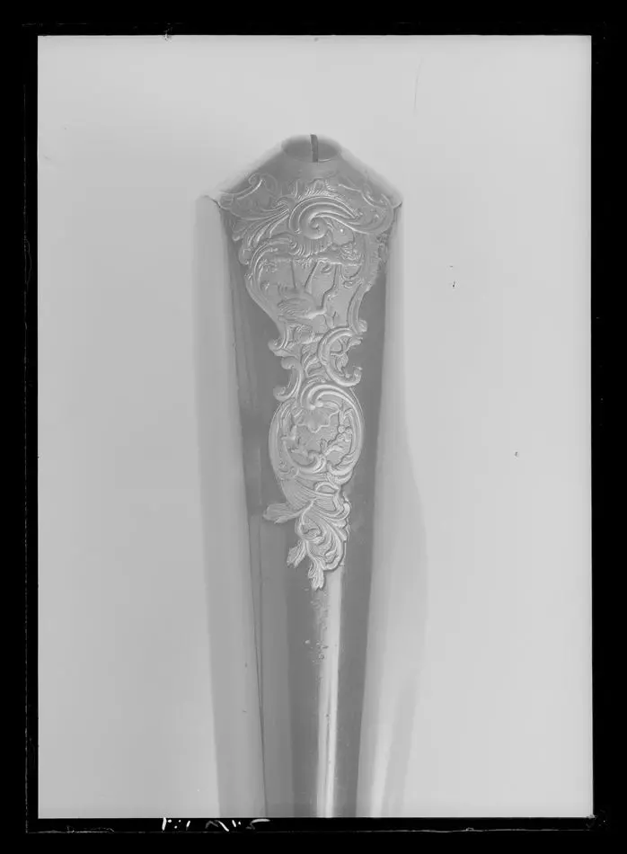 Flintlåsbössa, Jacob Nussbaum, Stockholm, 1780-talet, låset ändrat till slaglås.