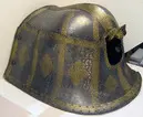 Ländpansar, ingående i Sigismund Augusts rustningsgarnityr för man och häst. Skänkt år 1574 av prinssessan Anna av Polen till Johan III. Tillverkad på 1550-talet av Kunz Lochner i Nürnberg.