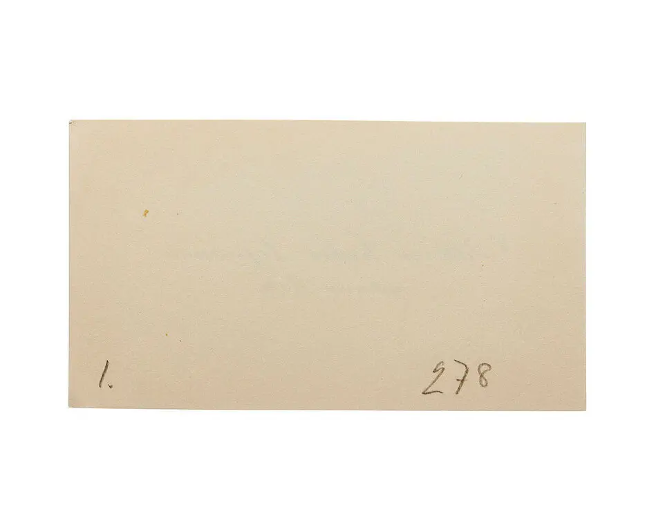Visitkort från Edith von Fischer-Lossainen, f. vom Rath.