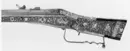 Hjullåsbössa, Sydtyskland, 1500-talets slut, pipan signerad A T och daterad 1577.