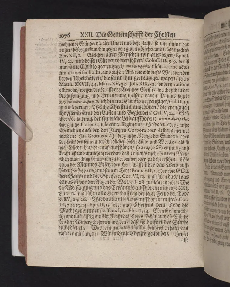 Die Gemeinschafft der Christen mit ihrem heylande im Sterben und im Leben ...
