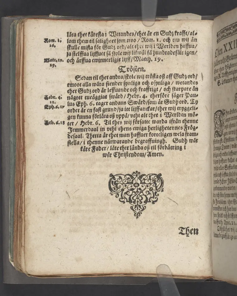 Then XXI lijkpredikningen/ hållin uthi S.Niclas i Stockholm/ öffuer Gudhfruchtige och vällärde Man/ H. Peder Månson/ K. Mtz. etc. hoffpredikant/ när hans s. lekamen ther begroffs/ then 18. Jun. 1624.