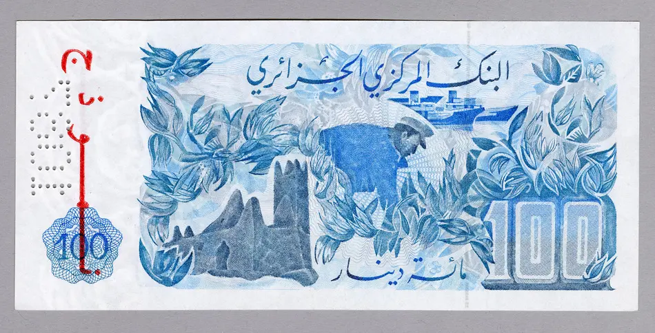 100 dinarer, Algeriet, 1981