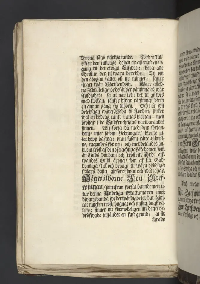 Bild på Bok, Likpredikan