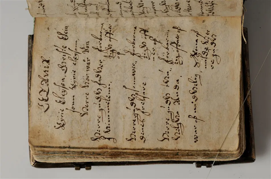 Bönbok, titel: "Någhra gudeligha böner utdragna aff then helga scrifft", tryckt hos Amund Laurentzon, Stockholm 1559.