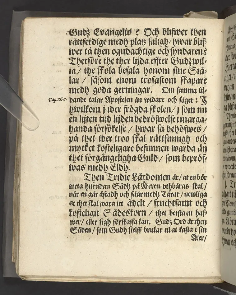 En Christeligh Lijkpredikan öfwer then ädle och högwälborne jungfru, I. Ebba Catharina Bonde, bohren frijherre Dotter till Laihela, jungfru till Bordsjö, Impseholm och Springestadh. Tå hennes salige lekamen, medh tilbörligh ehre- och lijk process bleff nedersatt i sin sahl. herrfaders graff och hwijlokammar vthi Kährbo sockne kyrcklia 27. julij, 1663. Hållen ther sammastädes aff D. Oluff Laurelio ..