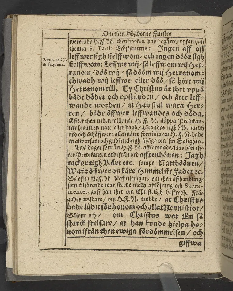 Agon regius, konglige Majesteetz till Swerige etc. H. Johans III... dödzkamp... Anteknat förste gången... på latiniskt språk... Dn. Jona Petri Nericio... Men nu... besmyckiat... medh Threnodia dramatica och... Drotningz Gunilæ epithaphijs... ich en... oration om... konungens... leffwerne... authore, Sylvestro Johan. Phrygio... Holmiæ A.C. 1620.