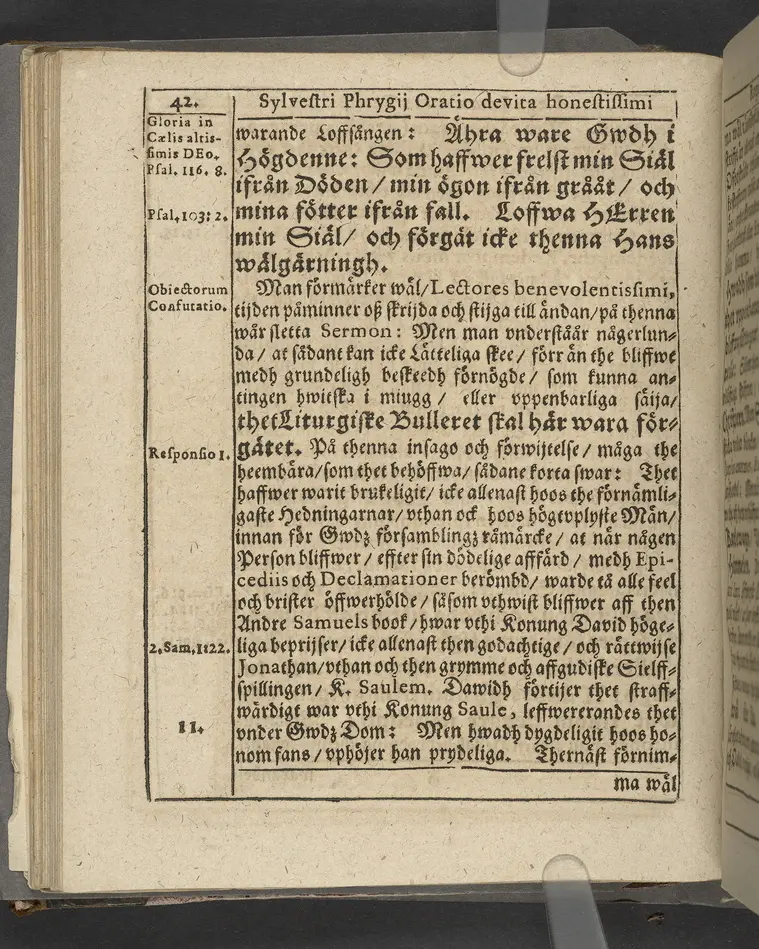 Agon regius, konglige Majesteetz till Swerige etc. H. Johans III... dödzkamp... Anteknat förste gången... på latiniskt språk... Dn. Jona Petri Nericio... Men nu... besmyckiat... medh Threnodia dramatica och... Drotningz Gunilæ epithaphijs... ich en... oration om... konungens... leffwerne... authore, Sylvestro Johan. Phrygio... Holmiæ A.C. 1620.