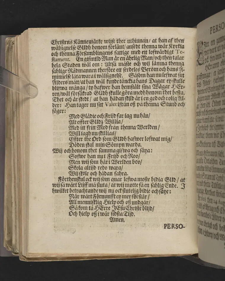 Senii gravamen, solamen & conamen, eller ålderdomens brist, tröst och plicht, i en christelig lijk-predikan ... vthi Nyköpingz stora kyrkio på palm-söndagen, anno 1690. Tå ... handelsmannens och rådmannens i Nyköping, Herr Petter Carlszons, jordiska hydda ... förlåten blef ... förklarat af Magno J. Melandro ... Stockholm, tryckt hoos Joh. Georg Eberdt.