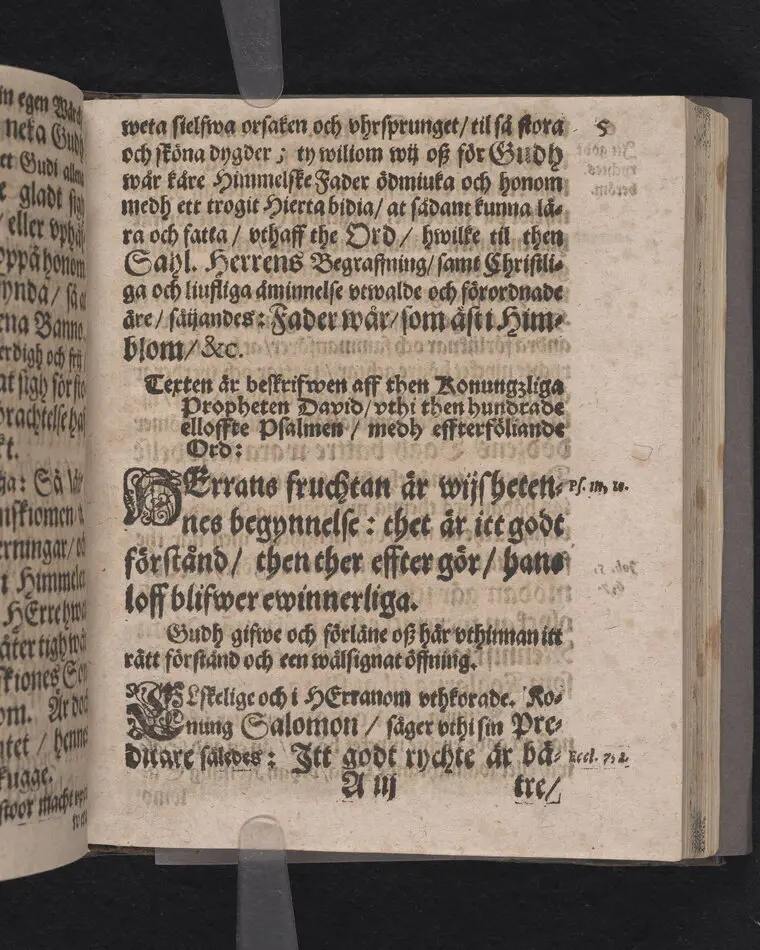 Corona sapientiæ, thet är wijsshetennes krona, medh een kort förklaring ... förfärdigat och vthi ... Christer Bondes ... begraffning ... framstelt aff Zachario L. Klingio ... Stockholm, tryckt hoos Ignatium Meurer ... anno MDCLXIII.