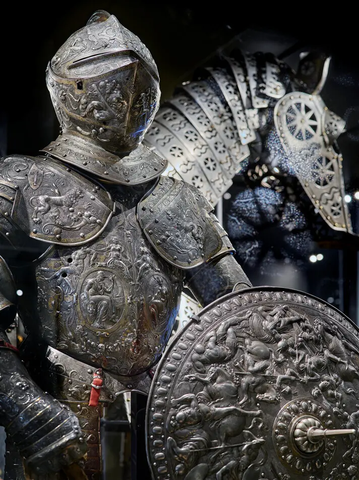 Sköld till Erik XIV:s paradrustning.