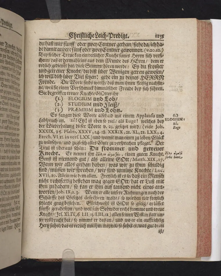 Frommer und getreuer Knechte Gottes seliger Todt/ sanffte Rast und herrlicher Lohn/ Bey Christlicher Leich-Bestatung Herr Johann Georg  Nicolai, weitberühmten Jcti, und Churfl. durchl. zu Sachsen ältesten Ober-consistorial- wie auch zu den Jülich- und Clevischen Successions-Sachen wohlbestellten Raths/ sel. am 25. Septemb. 1690. In der Kirchen zu St. Sophien aus Apoc. XIV, 13. erkläret.