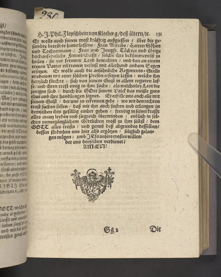 Likpredikan över Johann Philipp Fleyschbein von Kleeberg d.ä.